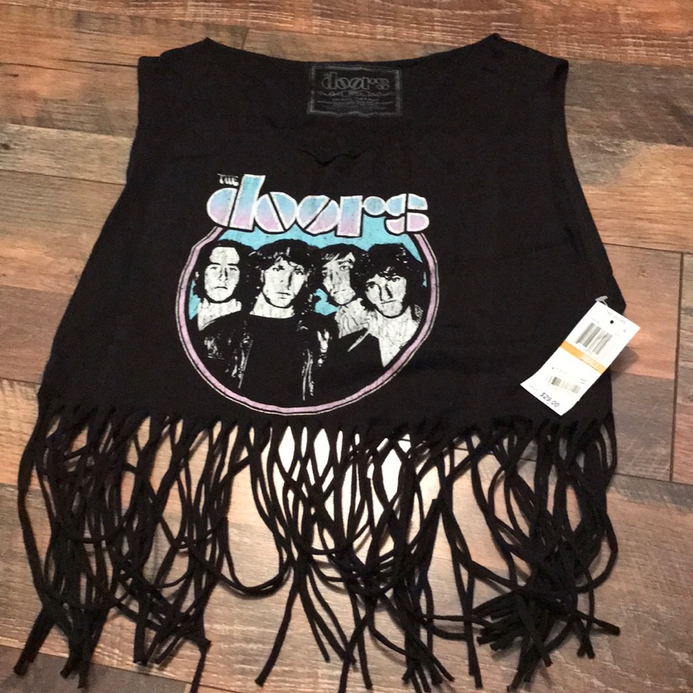 Crop Band Tee